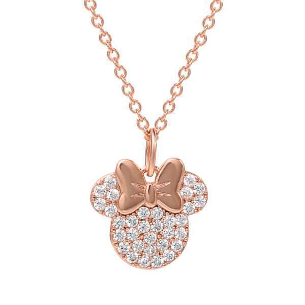 Collier Disney - MINNIE - Rose Gold - en Laiton Plaqué Argent – Image 2