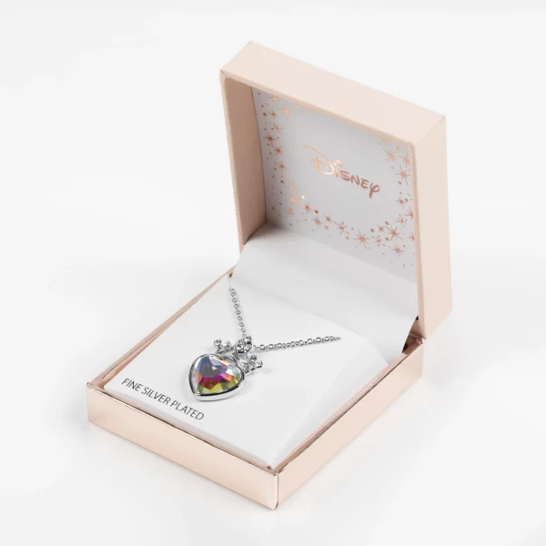 DISNEY - Tiare - Collier en Laiton Plaqué Argent + Pierre