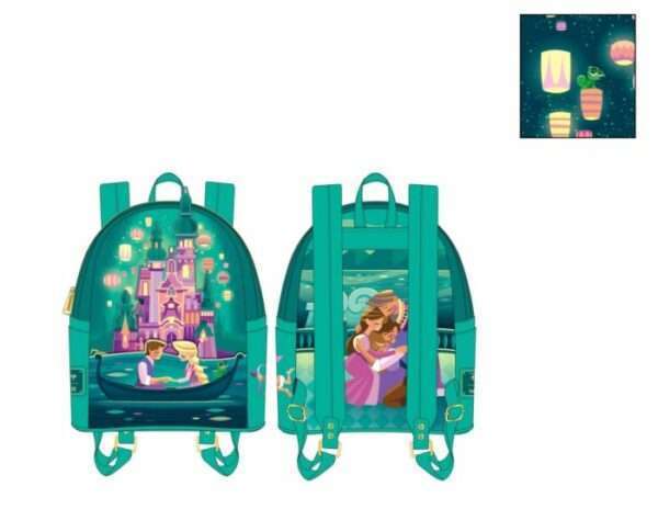 DISNEY - Tangled Castle - Sac à dos LoungeFly '23x28x10cm' – Image 4