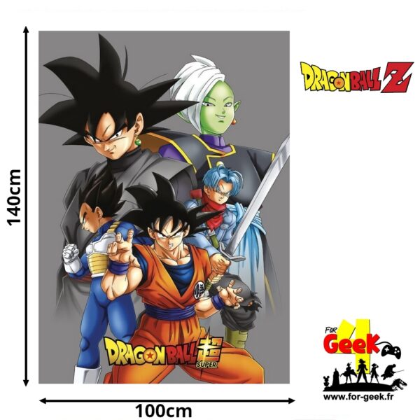 Plaid Polaire - DBZ -  100% Polyester 100x140cm