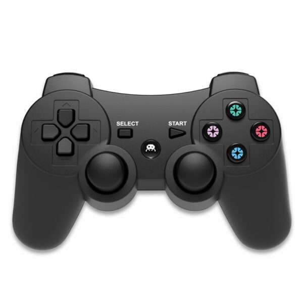 Manette PS3 Sans Fil + Câble de recharge de 1M-Noir – Image 2