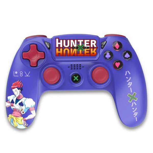 Manette PS4 Hunter x Hunter- Sans Fil -  Avec Prise Jack pour casque et boutons lumineux - Violet - Hisoka – Image 2