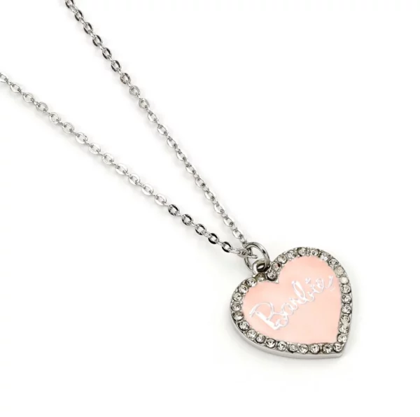 BARBIE - Collier Chaine - Coeur Rose