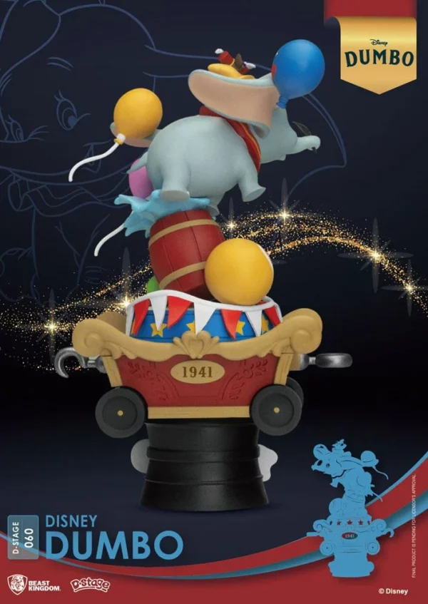 Figurine DISNEY - Dumbo - Diorama D-Stage 15cm – Image 3