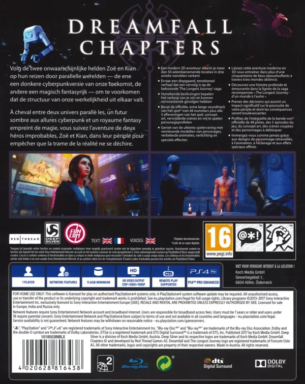 Dreamfall Chapters - PS4 VF NEUF – Image 2