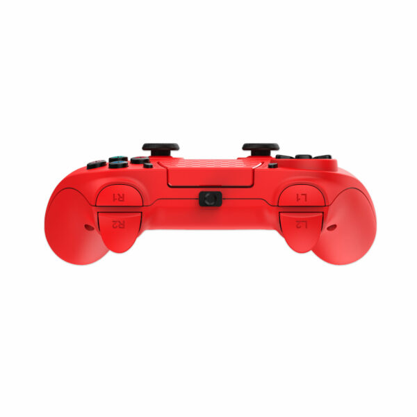 Manette Filaire Rouge pour PS4 avec Câble 3M avec prise Jack – Image 5