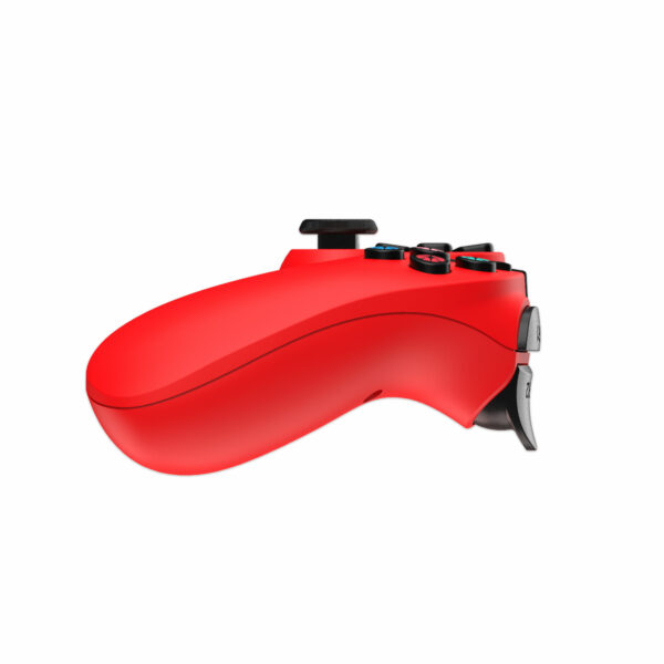 Manette Sans Fil Rouge pour PS4 Avec Prise Jack pour casque – Image 4