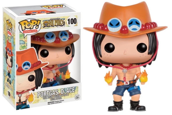 Figurine - ONE PIECE - POP N° 100 - Portgas D. Ace