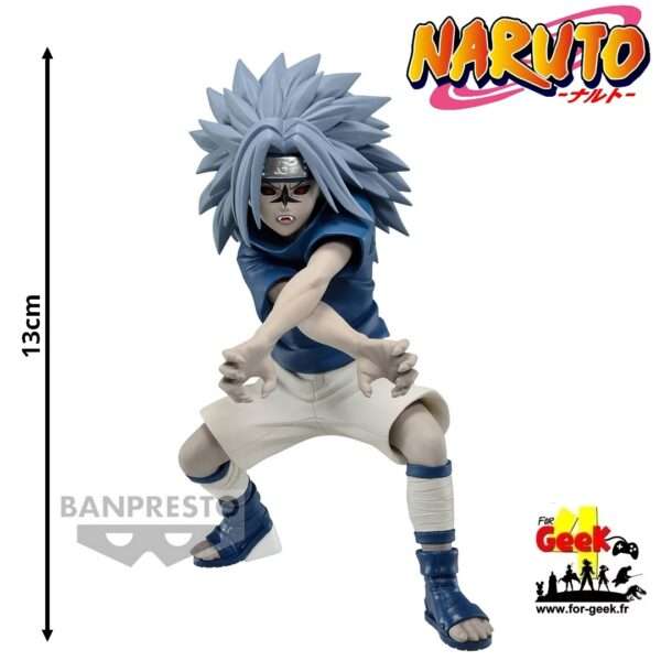 Figurine NARUTO - Uchiha Sasuke - 13cm (Modèle Expo) destock