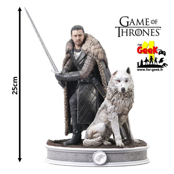 Statuette GAMES OF THRONES - Jon Snow - Gallery 25cm destock