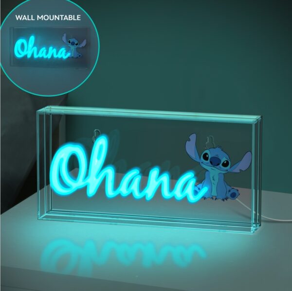 LILO & STITCH - Ohana - Lampe Led Neon 15.5x30.5cm – Image 3