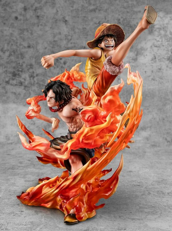 ONE PIECE - Luffy & Ace "Bond between brothers" -Statuette 25cm – Image 3