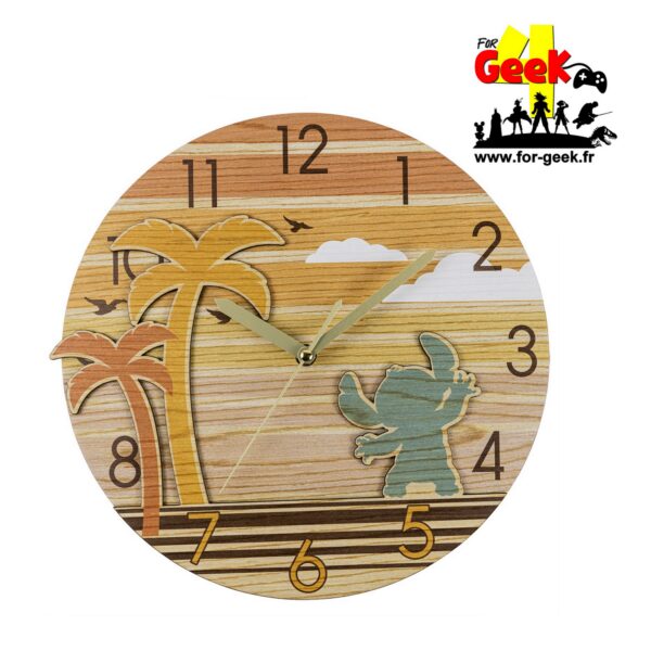 Horloge Murale - STITCH - Sunset - 30cm