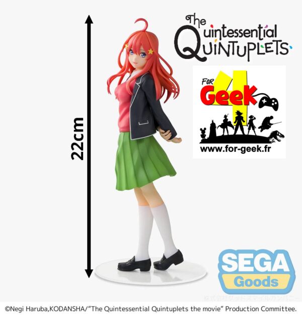 Figurine QUINTESSENTIAL QUINTUPLETS - Itsunki Nakano - 22cm destock