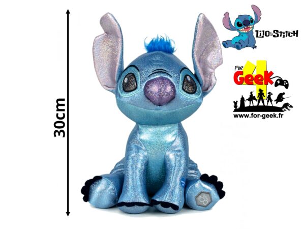 Peluche Sonore  Stitch - Glitter 30cm