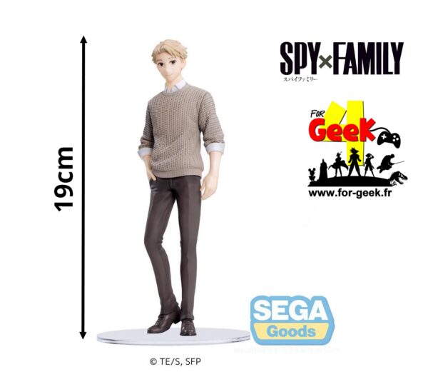 Figurine SPY X FAMILY - Loid Forger  (Vetements Simples) - 19cm