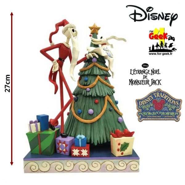 Figurine NBX Disney Trad - Jack sapin Noël - 27cm