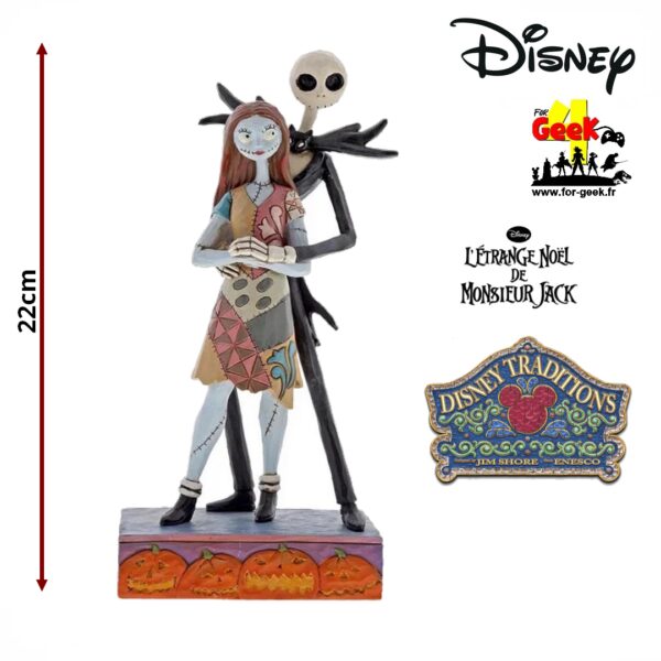 Figurine Disney Trad - NBX - Jack & Sally - 22cm