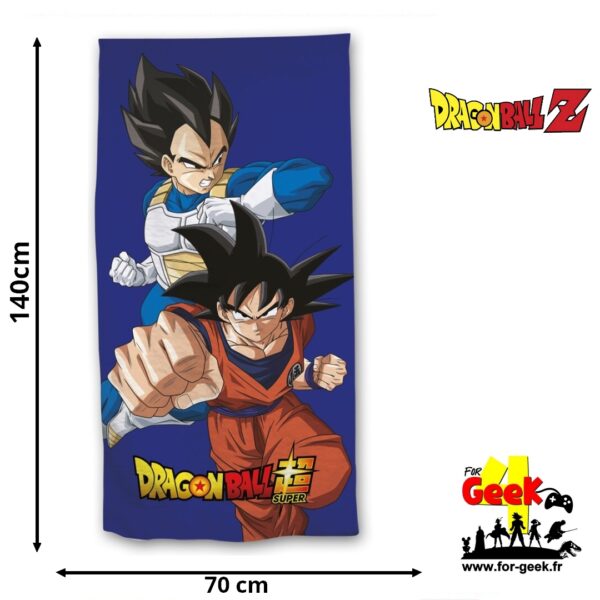 Serviette de Plage - DBZ - Goku et Vegeta 70x140cm