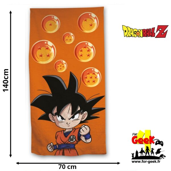 Serviette de Plage  - DRAGON BALL Z - Goku petit  70x140cm