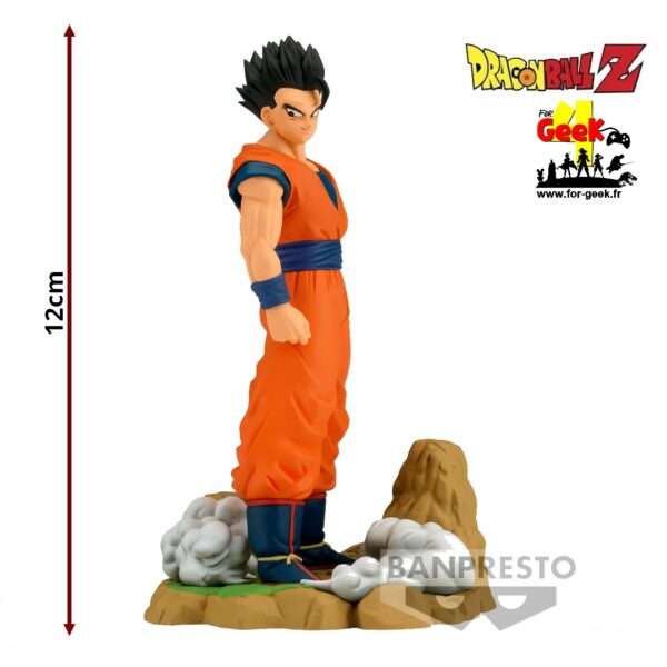 Figurine DBZ - Gohan Adulte socle Roches - 12cm