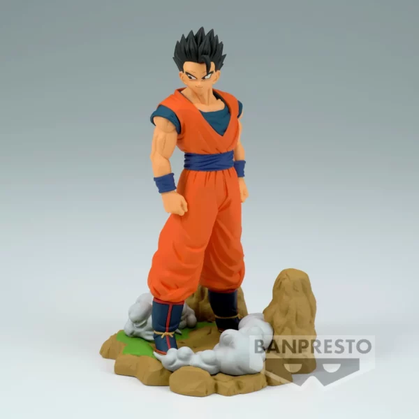 Figurine DBZ - Gohan Adulte socle Roches - 12cm – Image 3