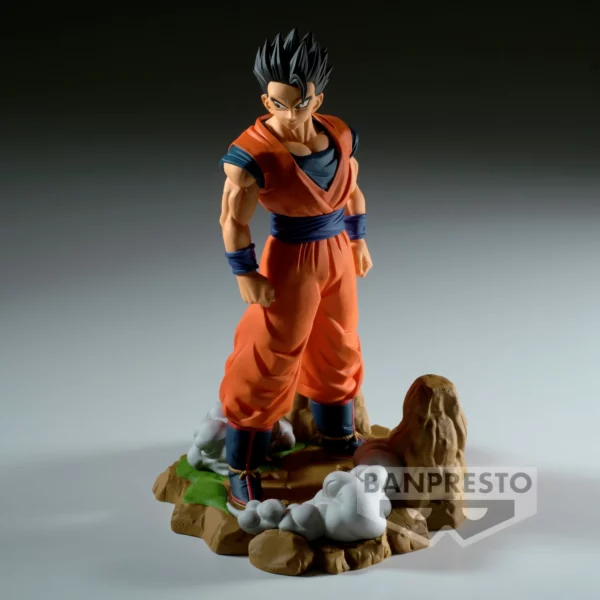 Figurine DBZ - Gohan Adulte socle Roches - 12cm – Image 6