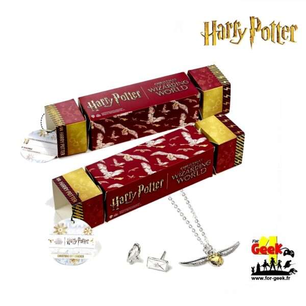 Pack Cadeau Harry Potter - Collier & Boucles d'Oreilles Hedwig