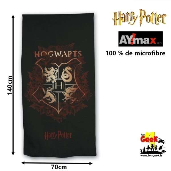 Serviette de Plage Harry Potter - House 70x140cm