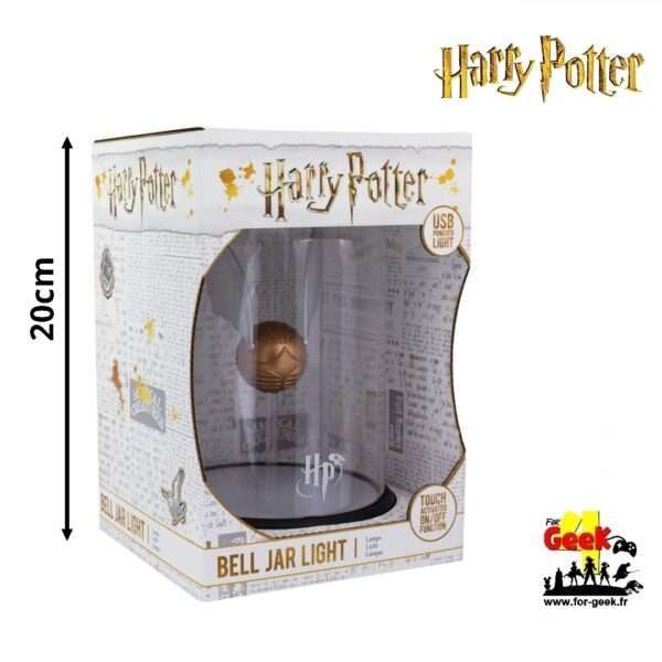 Lampe Harry Potter - Vif d'Or sous cloche - 20cm