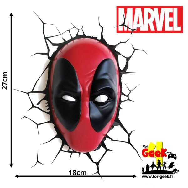 Lampe 3D - Marvel - Deadpool