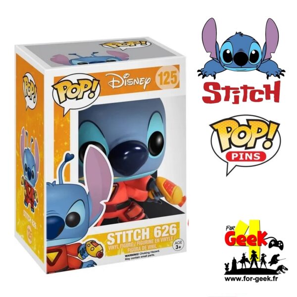 Figurine Disney - Pop N°125 - Stitch 626