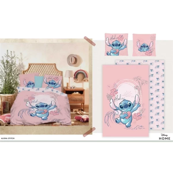 Parure de Lit Disney - Stitch Pik Love - 240x220cm – Image 2