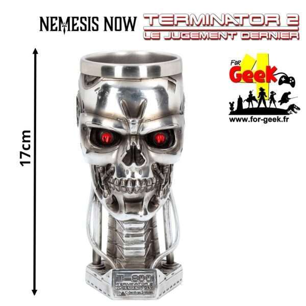 Calice - TERMINATOR II - Head Goblet - 17cm