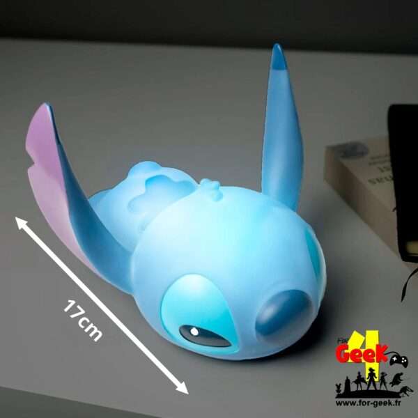 Lampe 3D - Disney - Stitch Couché - 17cm