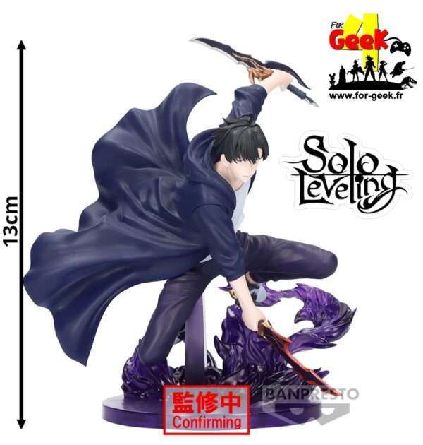 Figurine SOLO LEVELING - Sung Jinwoo - 13cm