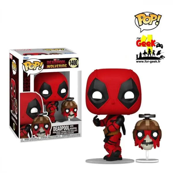 Figurine - Marvel - POP N° 1400 - Deadpool avec Headpool