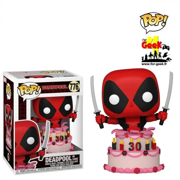 Figurine - Marvel - POP N° 776 - Deadpool In Cake