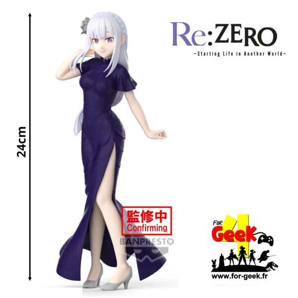 Figurine RE ZERO - Emilia - Glitter & Glamours 24cm