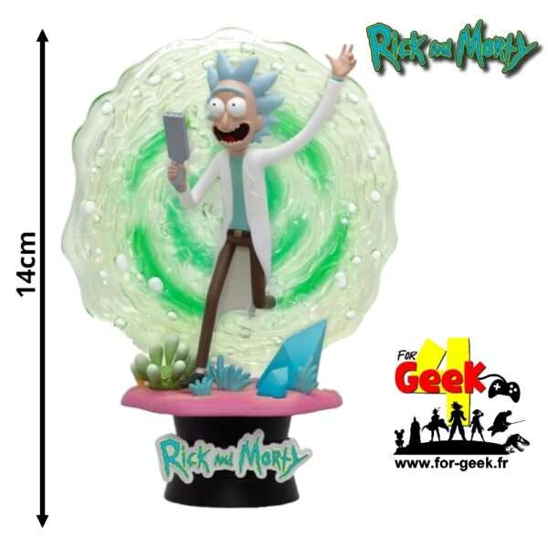 Figurine RICK & MORTY - Rick - Diorama D-Stage 14cm Destock