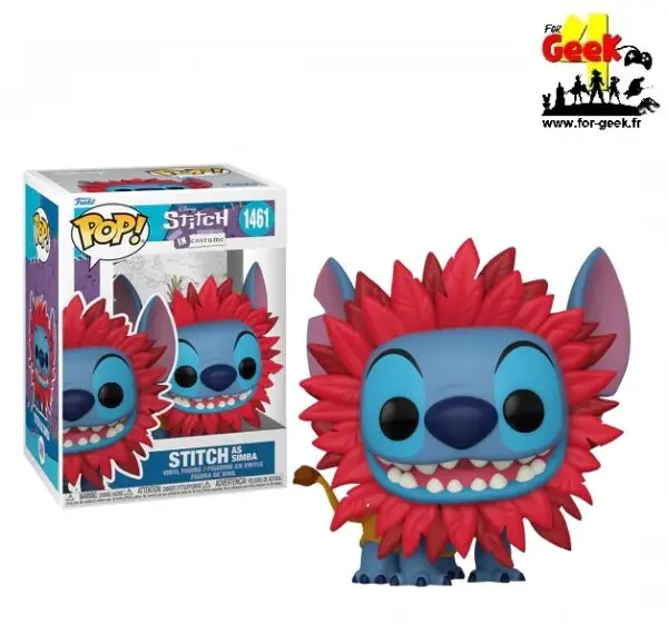 Figurine POP Disney N° 1461 - Stitch en Simba