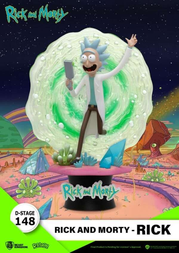 Figurine RICK & MORTY - Rick - Diorama D-Stage 14cm Destock – Image 2