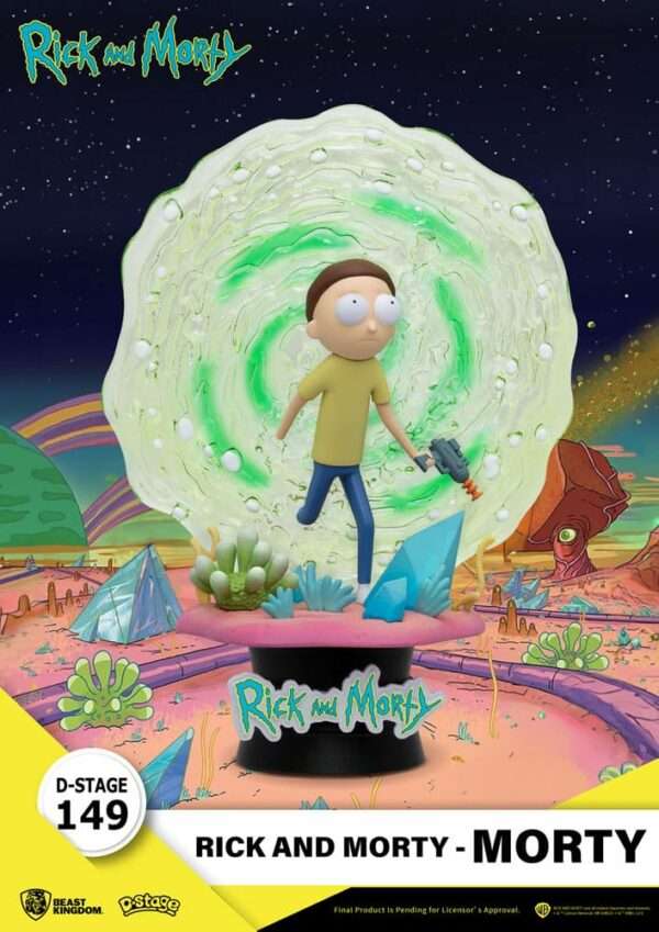 Figurine RICK & MORTY - Morty - Diorama D-Stage 14cm – Image 2