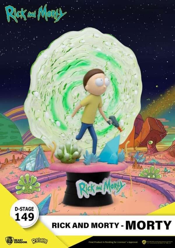 Figurine RICK & MORTY - Morty - Diorama D-Stage 14cm – Image 3