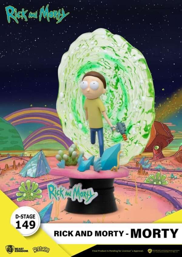 Figurine RICK & MORTY - Morty - Diorama D-Stage 14cm – Image 4