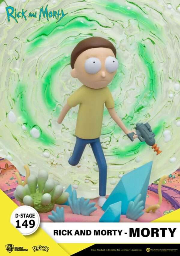 Figurine RICK & MORTY - Morty - Diorama D-Stage 14cm – Image 6