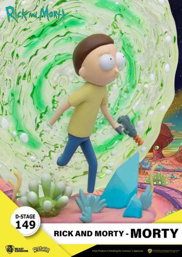 Figurine RICK & MORTY - Morty - Diorama D-Stage 14cm – Image 7