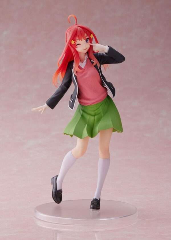 Figurine QUINTESSENTIAL QUINTUPLETS –  Itsuki Nakano Uniform Ver. Renewal Edition 18 Cm – Image 6