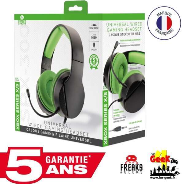 Casque Xbox Series X/S - Universel SPX-300 - Vert et Noir