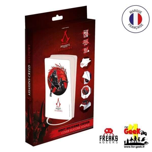 Cover Silicone Souple - PS5 Slim - Assassin's Creed Shadows